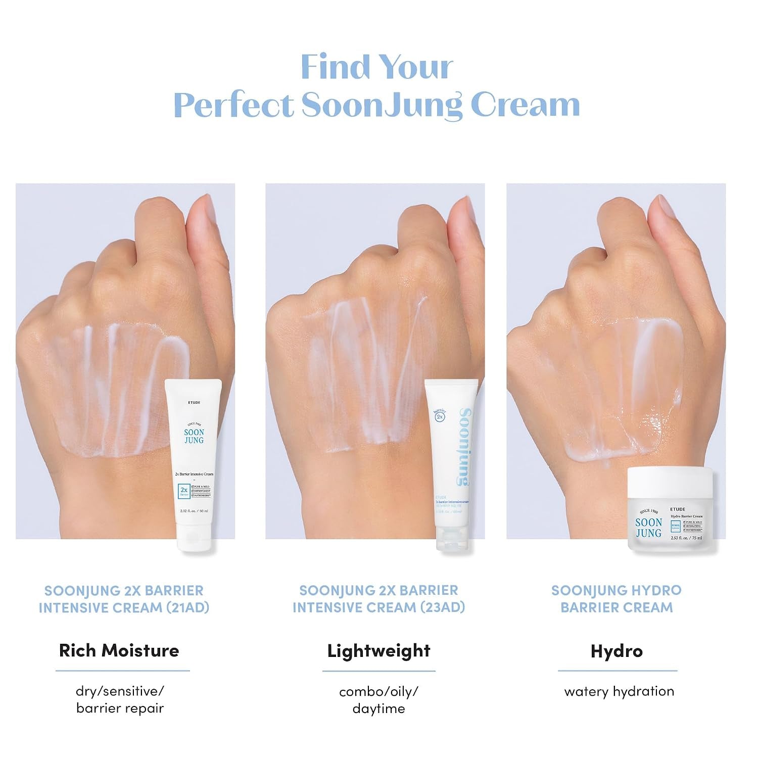 Soonjung 2X Intensive Cream for Barrier Repair, Rich Moist, Madecassoside & Panthenol for Soothing, Face Moisturizer for Sensitive Skin, Ph Balanced, Hypoallergenic, Korean Skin Care,2.02 Fl Oz