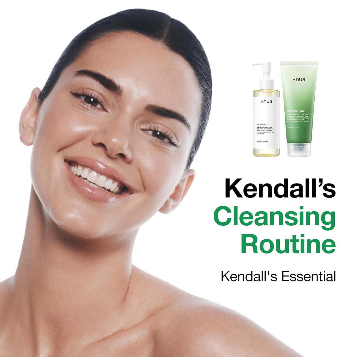 Heartleaf Quercetinol Pore Deep Cleansing Foam, Face Wash for Pore Refining Cleanser, Hydrating Daily Facial Cleanser for Double Cleansing, Gentle Foaming with BHA, Korean Skincare, 5.07 Fl.Oz.