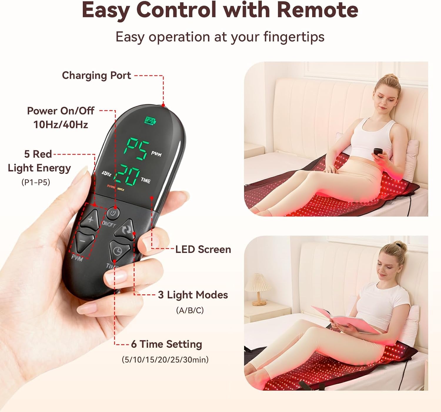 Extra Large Red Light Therapy Mat, 2570 High-Density Leds Full Body Red Light Therapy, 660Nm & 850Nm Dual Wavelengths, Foldable Red Light Therapy Blanket with Timer,74.6" X 33.3"