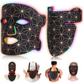 Red Light Therapy Mask for Face and Neck, 850Nm NIR anti Aging | 8 Color Modes, 3000Mah Rechargeable, 480 Medical-Grade Leds, 70Mw/Cm² Power, for Skin Rejuvenation, Timer, Gentle-Light Tech