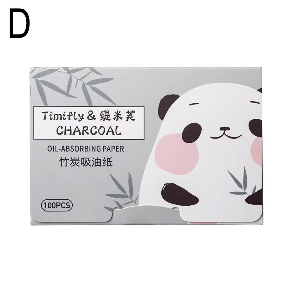100Pcs New Face Oil Blotting Paper Protable Matting Face Wipes Facial Cleanser Oil Control Oil-Absorbing Face Cleaning Tools