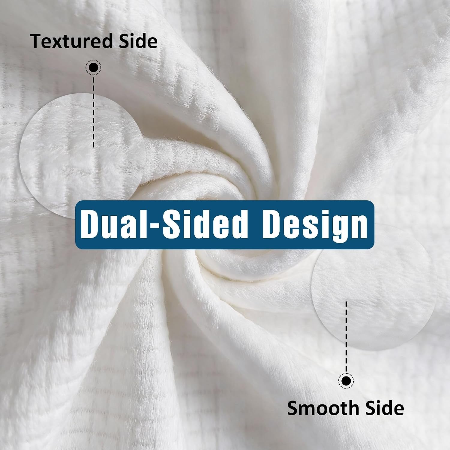 Disposable Face Towels, 10 X 12 in XL Facial Towels, 50 Count | Clinically Tested, Reduce Redness, Skin Soothing, Sensitive Skin Friendly, Biodegradable, Skincare, Women Cleansing,Absorbent
