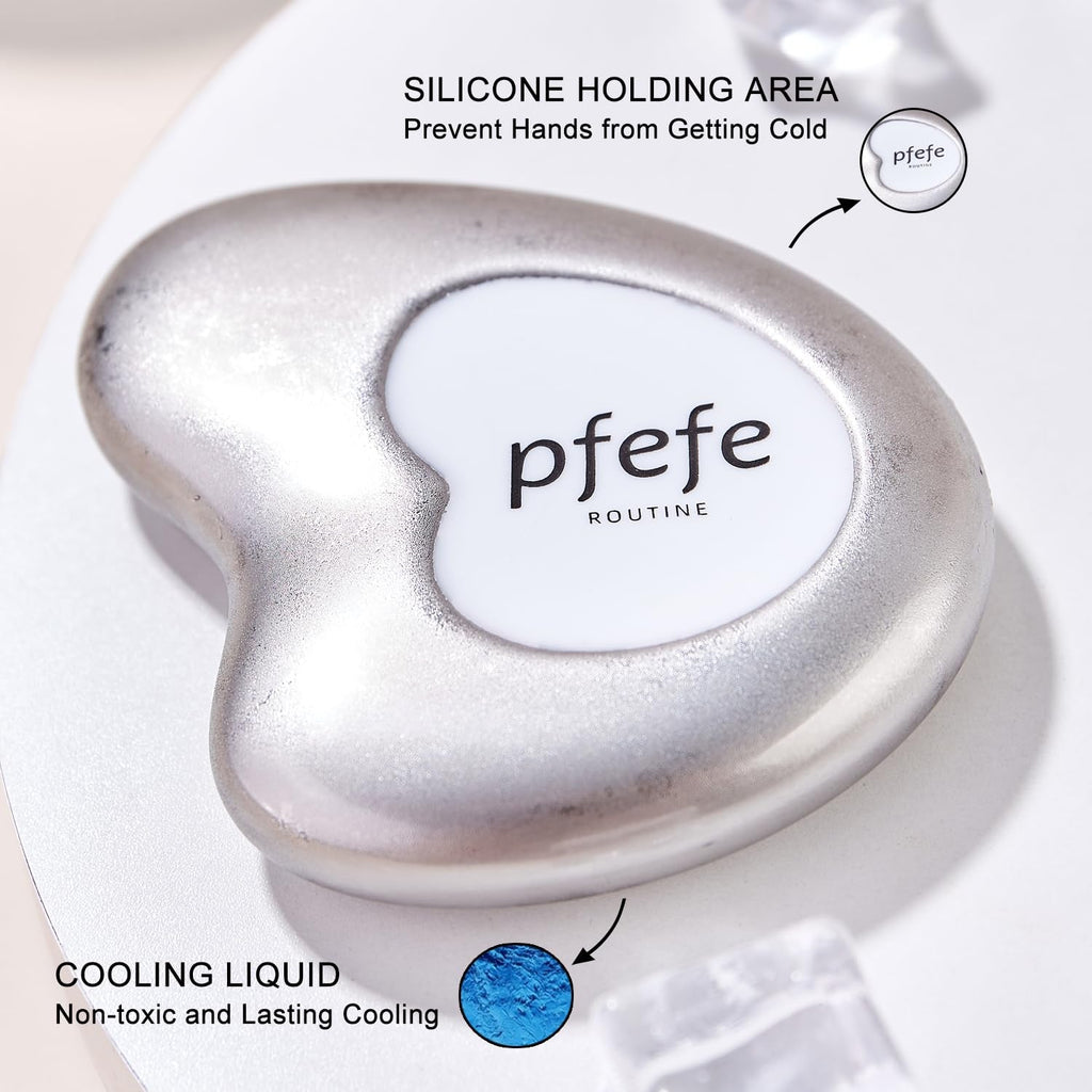 Stainless Steel Cryo Gua Sha - Facial Beauty Tools for Face, Neck, Eye & Body SPA