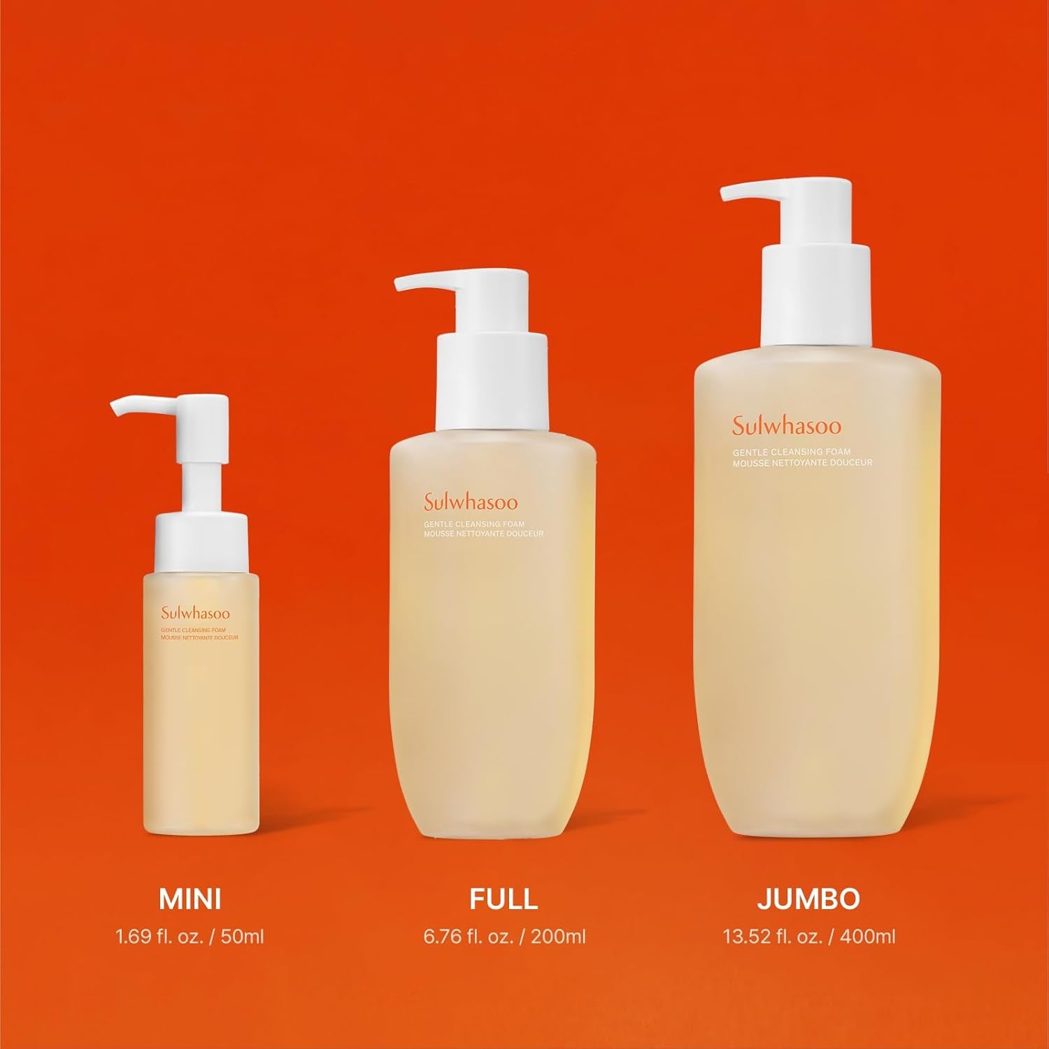 Sulwhasoo Gentle Cleansing Foam | Hydrating Korean Facial Cleanser | Removes Makeup, Dirt & Oil | Softening Daily Face Wash for Dry, Normal & Sensitive Skin