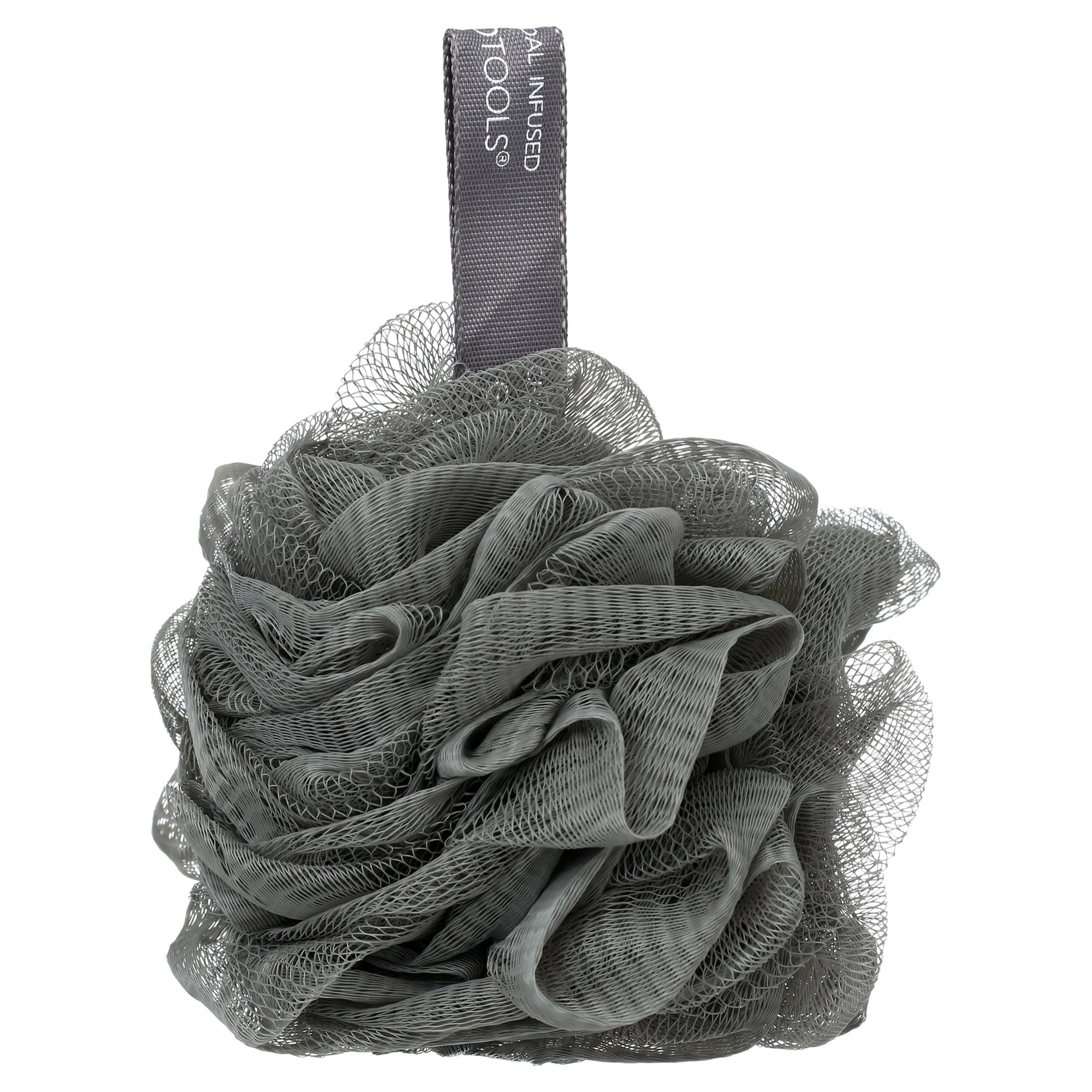 Charcoal Bath Sponge Loofah for Body Cleansing and Exfoliating, 1 Count