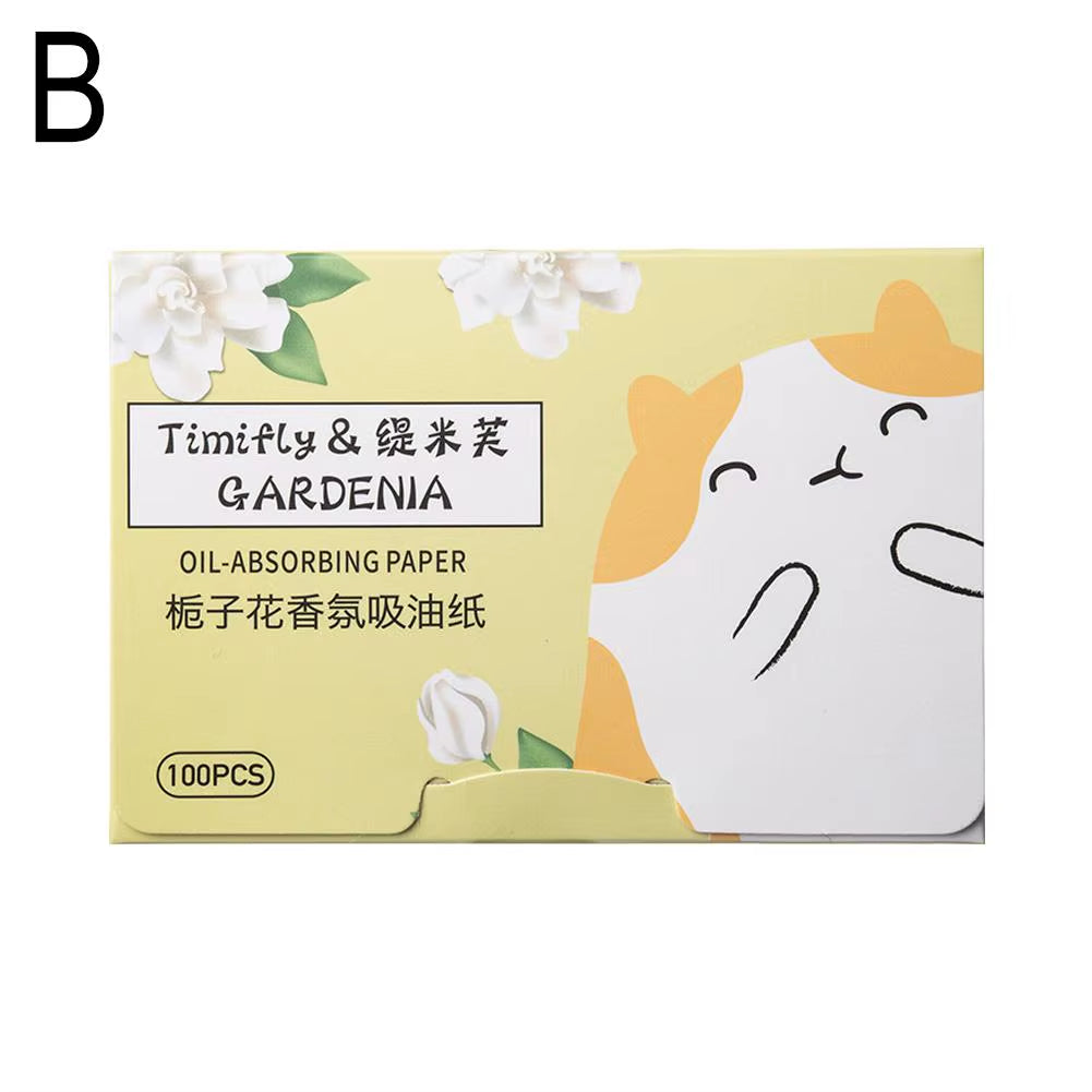 100Pcs New Face Oil Blotting Paper Protable Matting Face Wipes Facial Cleanser Oil Control Oil-Absorbing Face Cleaning Tools