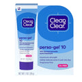 Clean & Clear Persa-Gel 10 Oil-Free Acne Spot Treatment with Maximum Strength 10% Benzoyl Peroxide, Topical Pimple Cream Visibly Reduces Acne in One Day, Fragrance-Free, 1 Fl. Oz