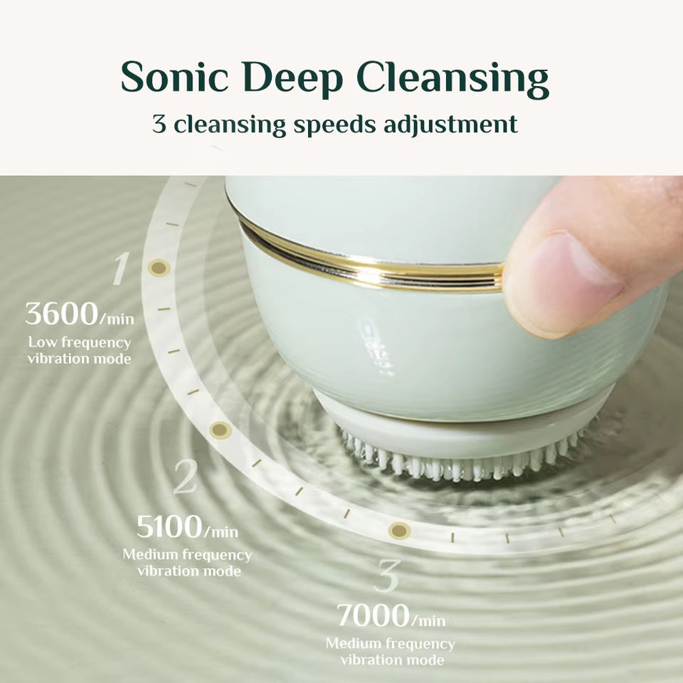 Trending Beauty Products Beauty Equipment Skin Care Deep Face Cleaning Exfoliating Sonic Facial Cleansing Brush