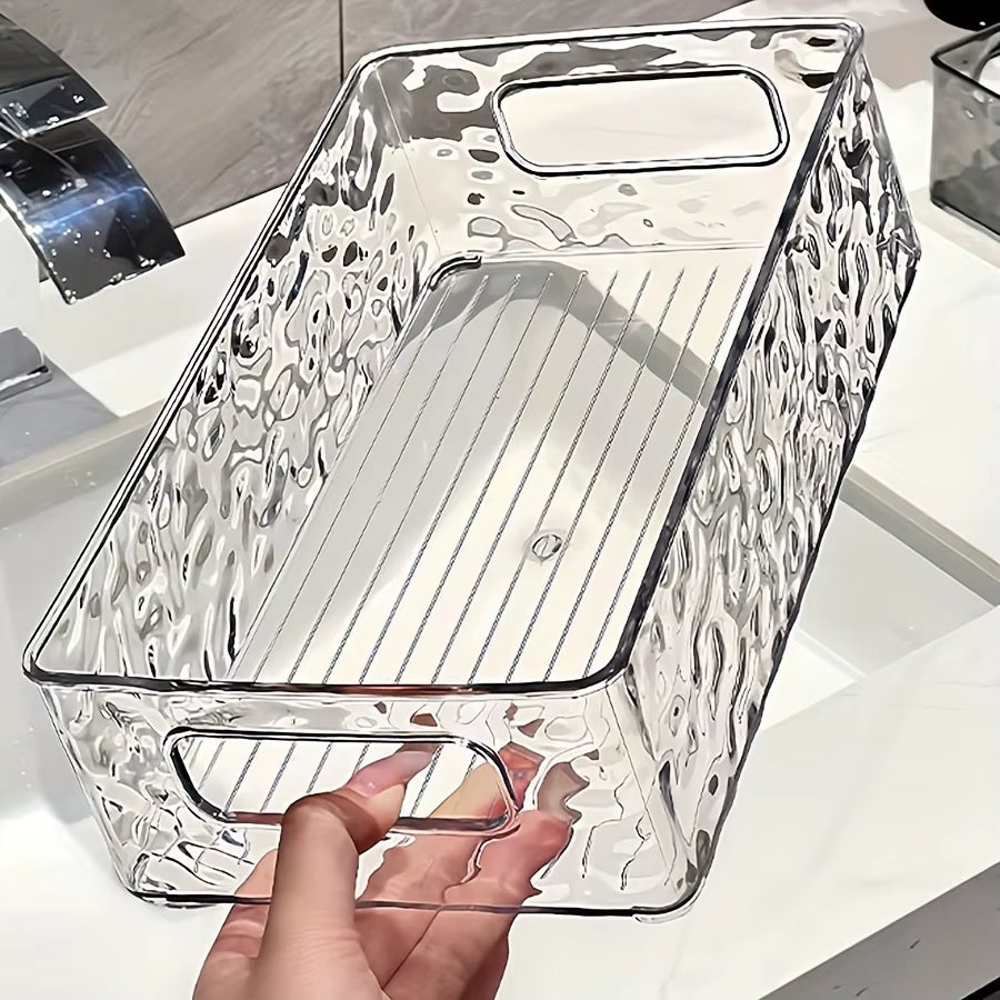 Stackable Storage Box, Acrylic Organizer, Cosmetic Organizer for Cosmetics and Beauty Products for Dressers, Bathrooms, Cabinets