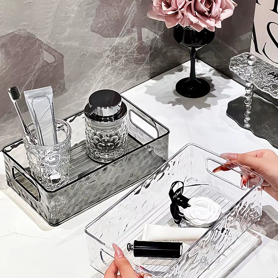 Stackable Storage Box, Acrylic Organizer, Cosmetic Organizer for Cosmetics and Beauty Products for Dressers, Bathrooms, Cabinets