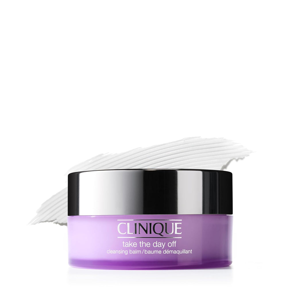 Clinique Take the Day off Cleansing Balm Makeup Remover | Dissolves Face + Eye Makeup and Sunscreen | for All Skin Types