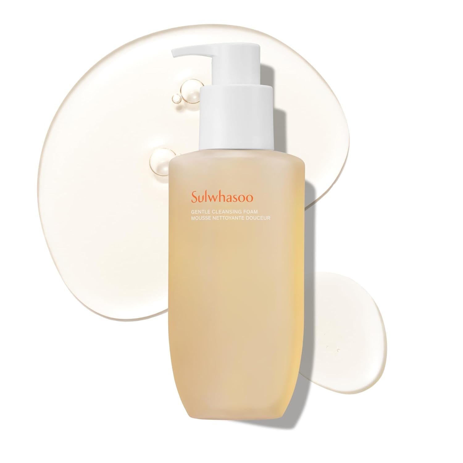 Sulwhasoo Gentle Cleansing Foam | Hydrating Korean Facial Cleanser | Removes Makeup, Dirt & Oil | Softening Daily Face Wash for Dry, Normal & Sensitive Skin