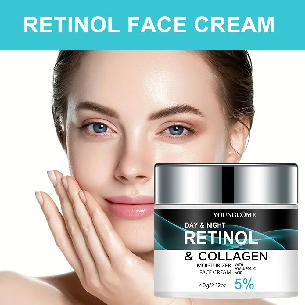 Retinol Cream Promotes Skin Elasticity and Luster Nourishing and Locking Moisture to Improve Skin Texture