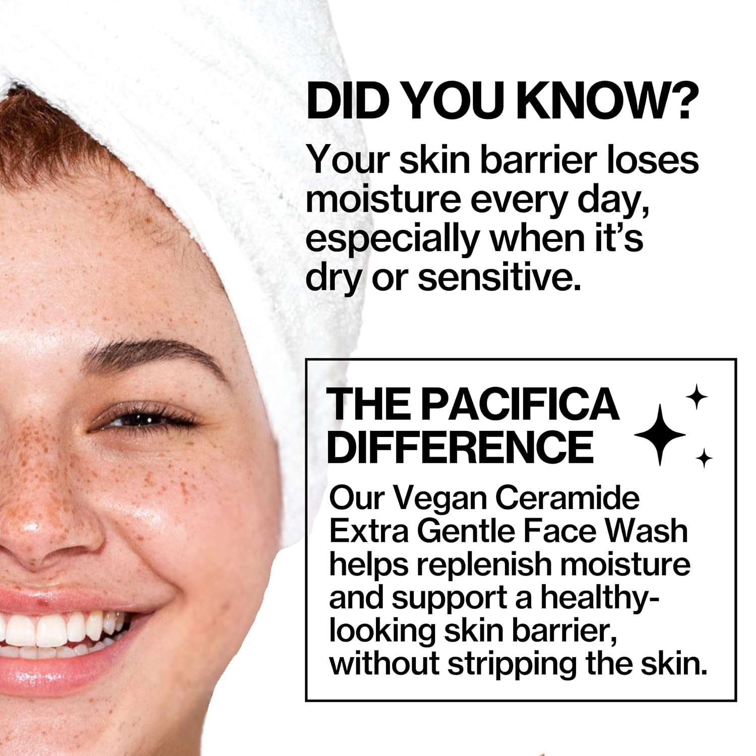 Face Wash for Sensitive Skin Facial Cleanser Vegan Ceramide Barrier Repair Extra Gentle for Daily Fragrance Free for Sensitive Skin, Clean Beauty, Vegan & Cruelty-Free Dermatologist Tested