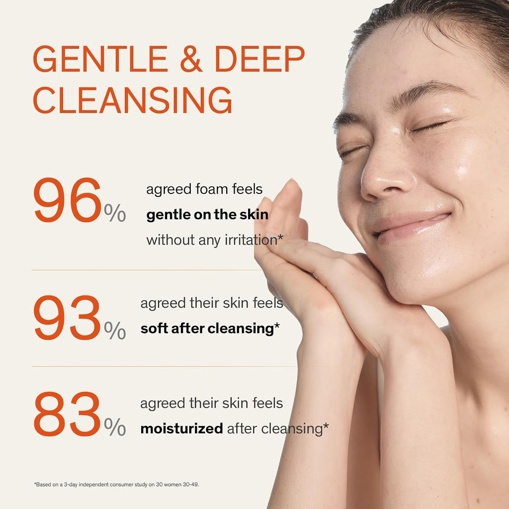 Sulwhasoo Gentle Cleansing Foam | Hydrating Korean Facial Cleanser | Removes Makeup, Dirt & Oil | Softening Daily Face Wash for Dry, Normal & Sensitive Skin