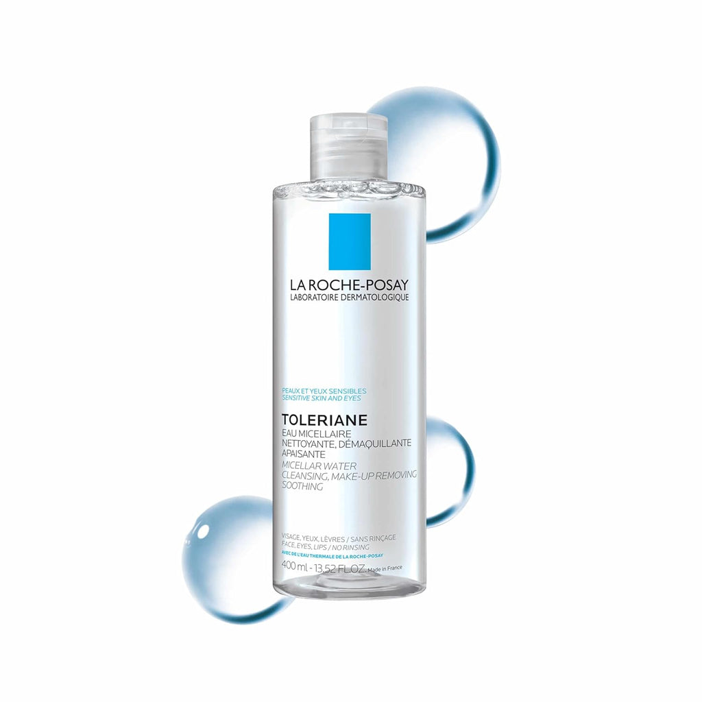 La Roche-Posay Micellar Cleansing Water for Sensitive Skin, Micellar Water Makeup Remover, Cleanses and Hydrates Skin, Gentle Face Toner, Oil Free