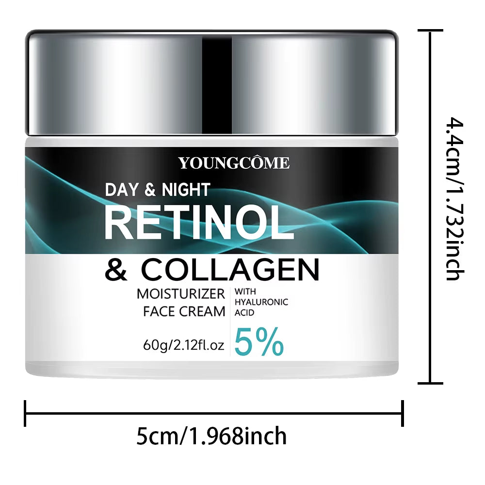 Retinol Cream Promotes Skin Elasticity and Luster Nourishing and Locking Moisture to Improve Skin Texture