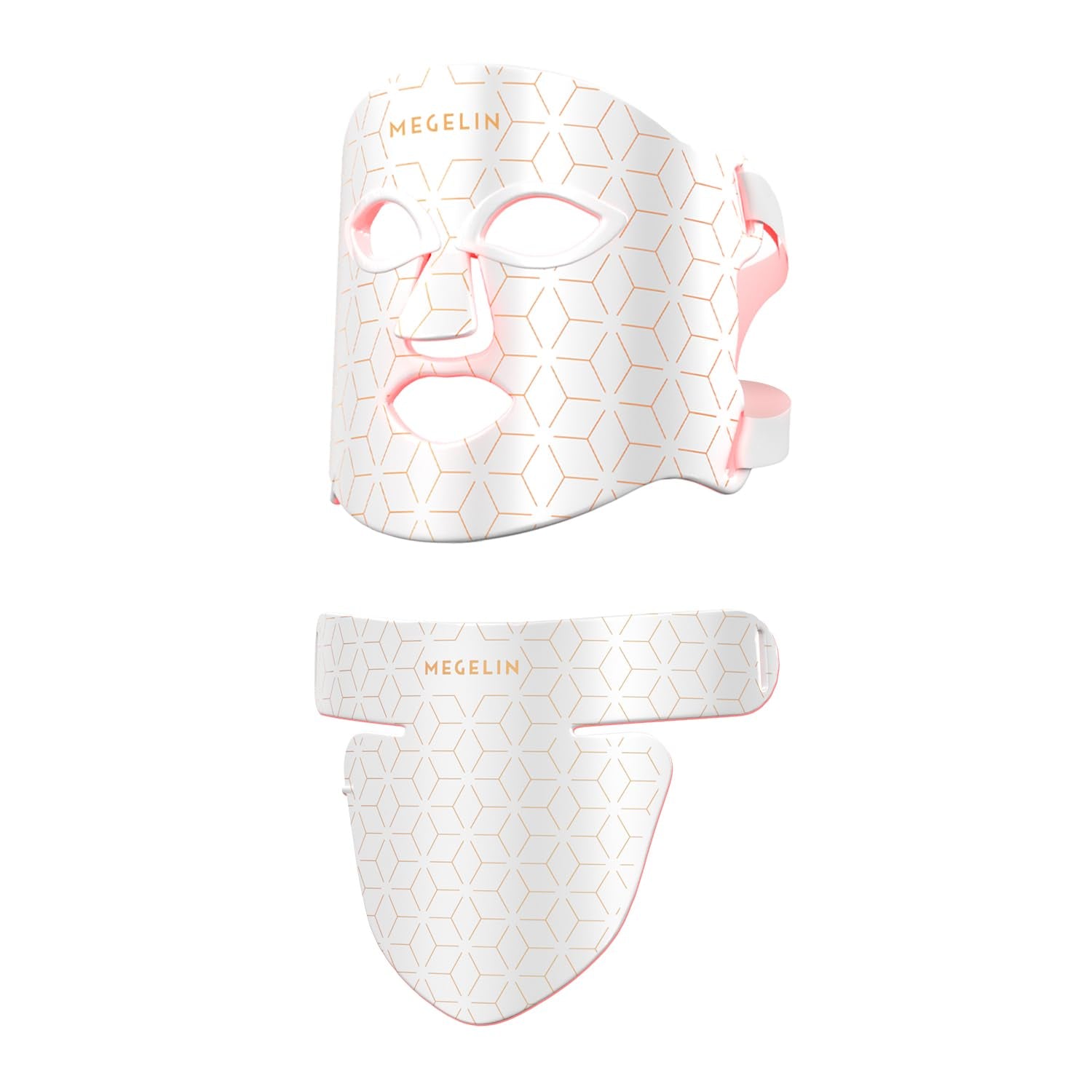 Led Red Light Therapy Face & Neck Mask, 7 Colors Led Light Therapy Facial Mask, Infrared Red Light Therapy Mask, Infrared Light Skin Rejuvenation(White) | 7 Colors Led Light Therapy Facial Mask, Infrared Red Light Therapy Mask, Infrared Light Skin Rejuven