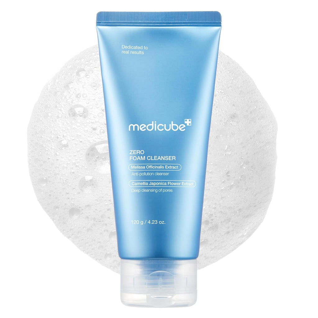 Facial Cleanser Zero Foam Cleanser for Pore & Excess Oil Care | Daily Gentle Cleansing Foam | Excess Sebum Control, Hydration, Pore Minimization | Korean Skincare, Sensitive Skin, 4.23 Oz