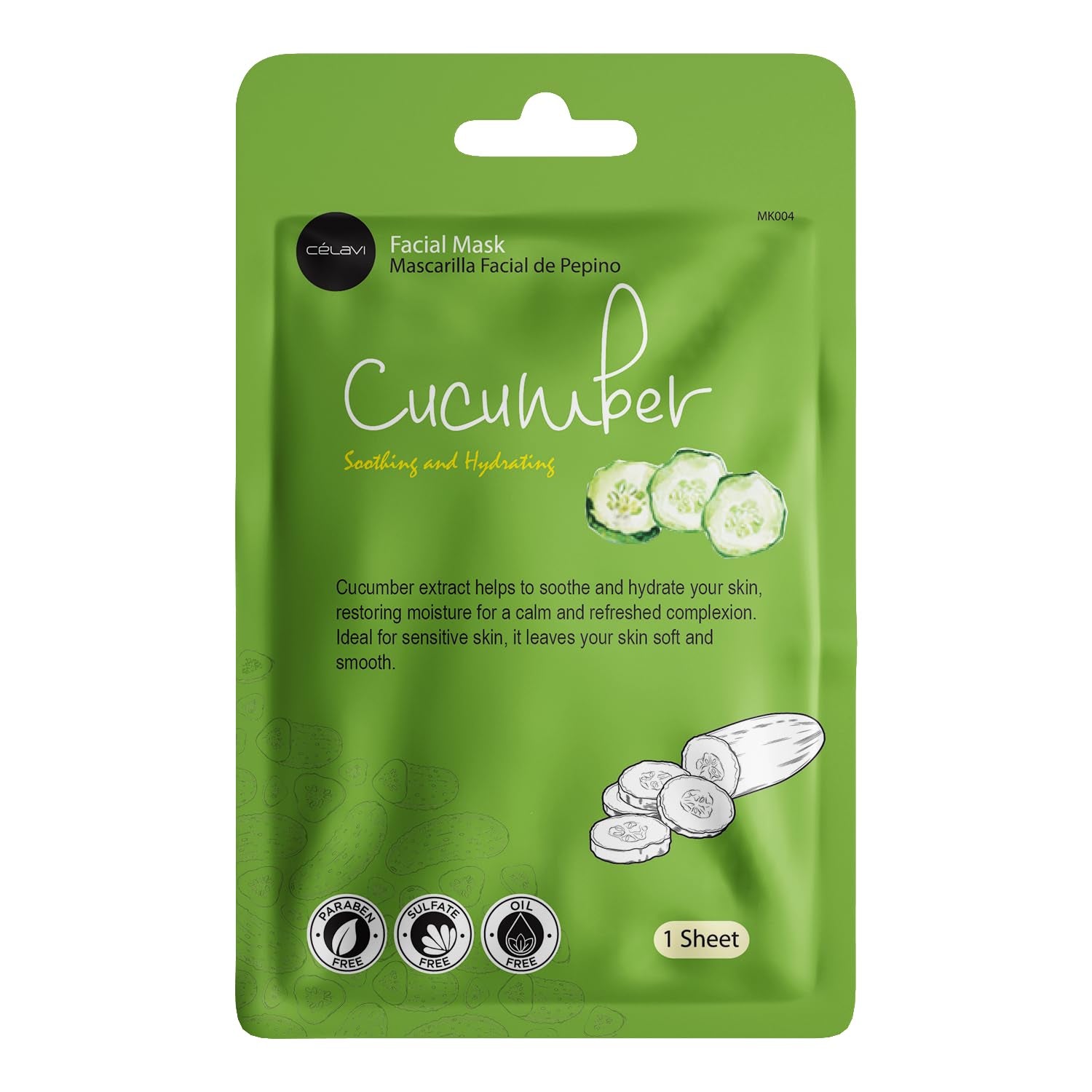 Celavi Essence Facial Face Mask Paper Sheet Korea Skin Care Moisturizing 12 Pack (Mix - 2 of Each) | Twelve Korean Essence Masks for Men, Two Each of Six Formulas. Charcoal, Tea Tree, Cucumber, Honey, Avocado, Pomegranate.